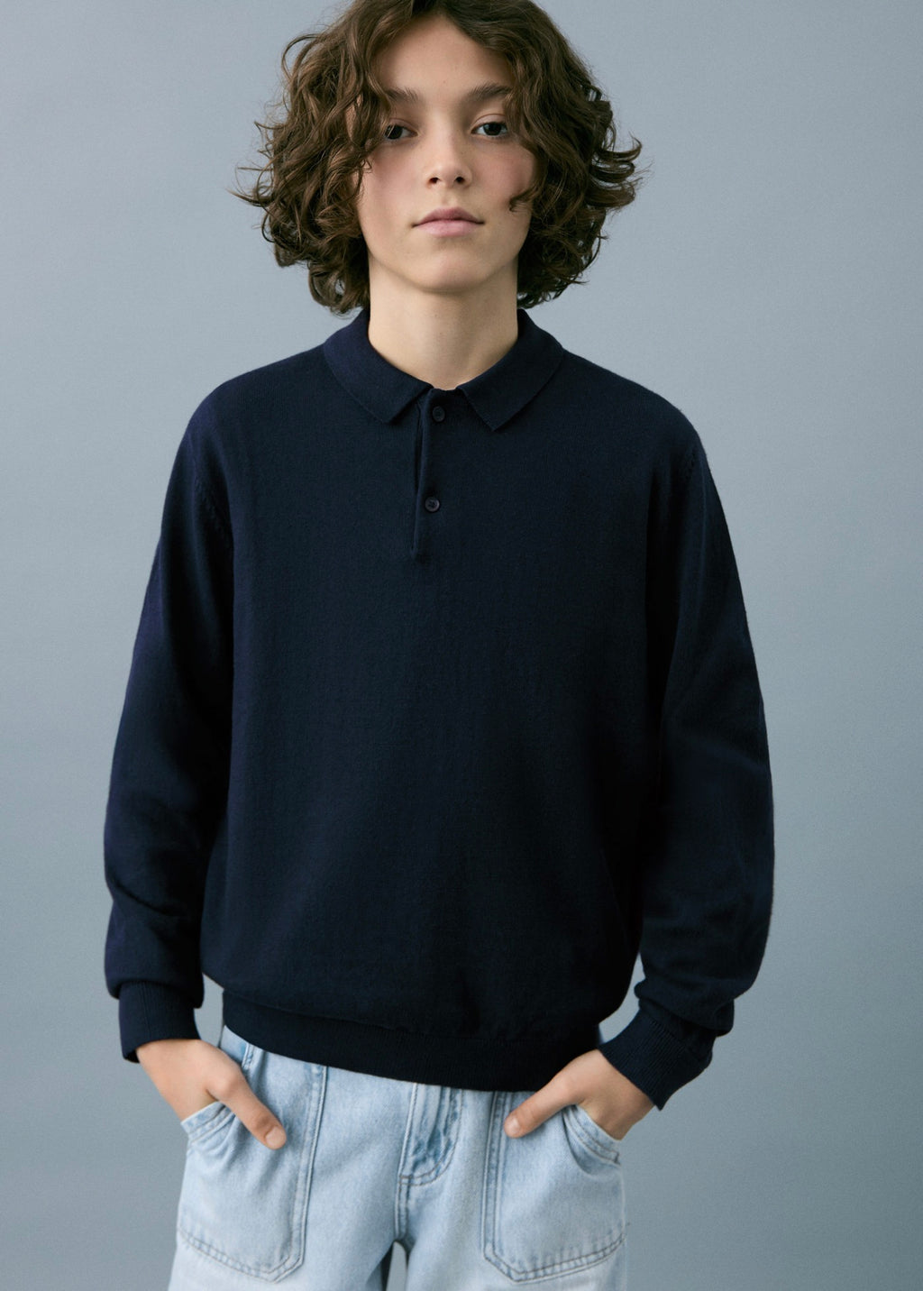 Pull Marco Bleu Marine - Garçon