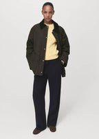Parka Coton En Velours Côtelé