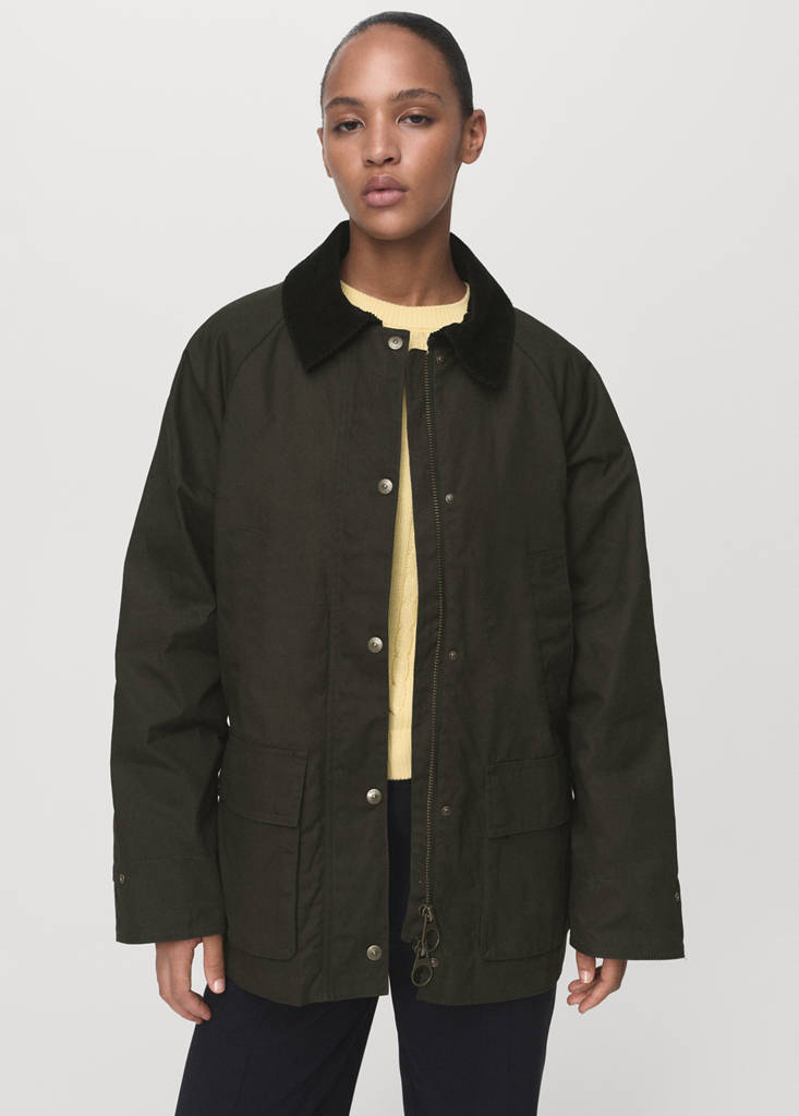 Parka Coton En Velours Côtelé