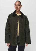 Parka Coton En Velours Côtelé