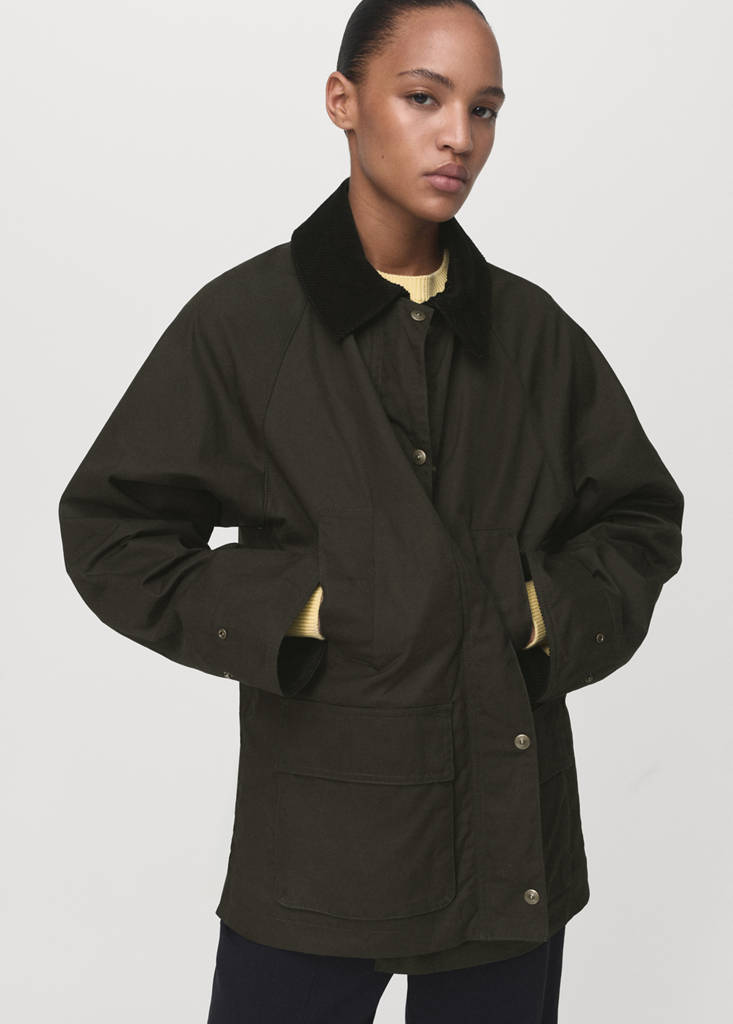 Parka Coton En Velours Côtelé