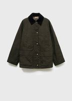 Parka Coton En Velours Côtelé