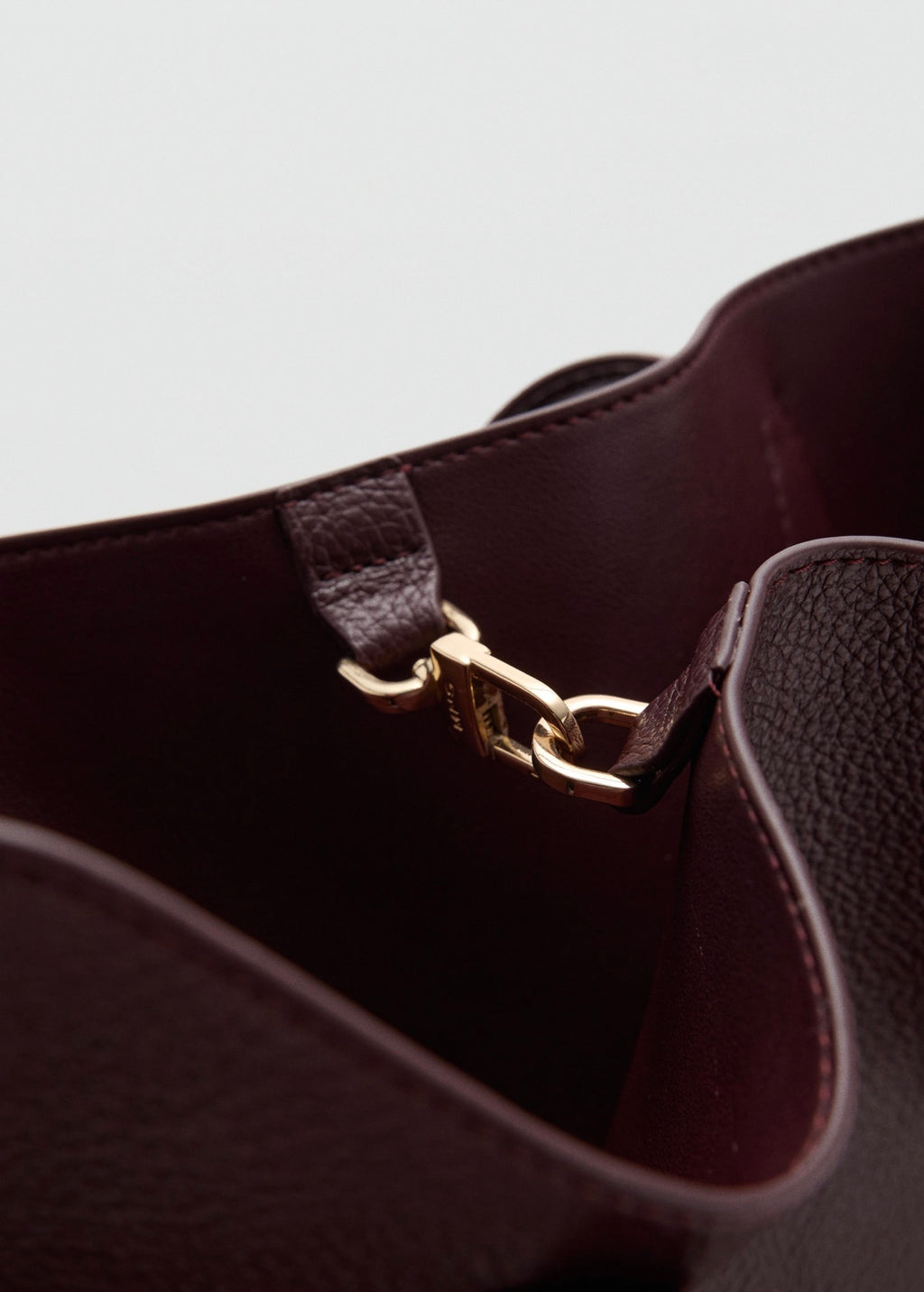 Sac Moyen Similicuir Effet Grainé