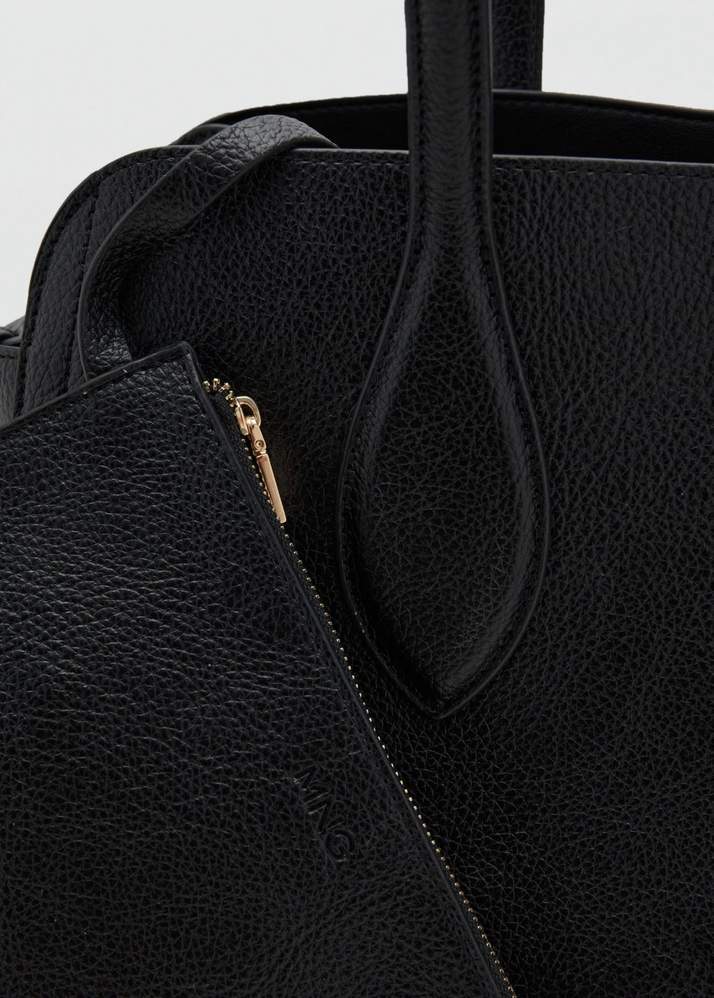 Sac Moyen Similicuir Effet Grainé