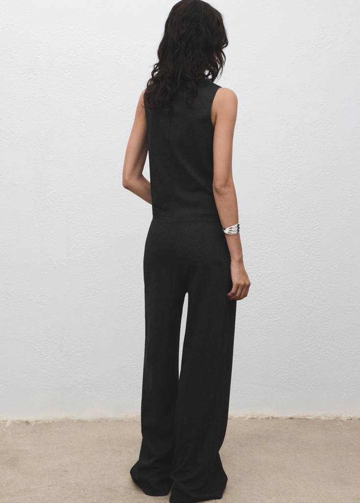 Pantalon Droit Taille Élastique