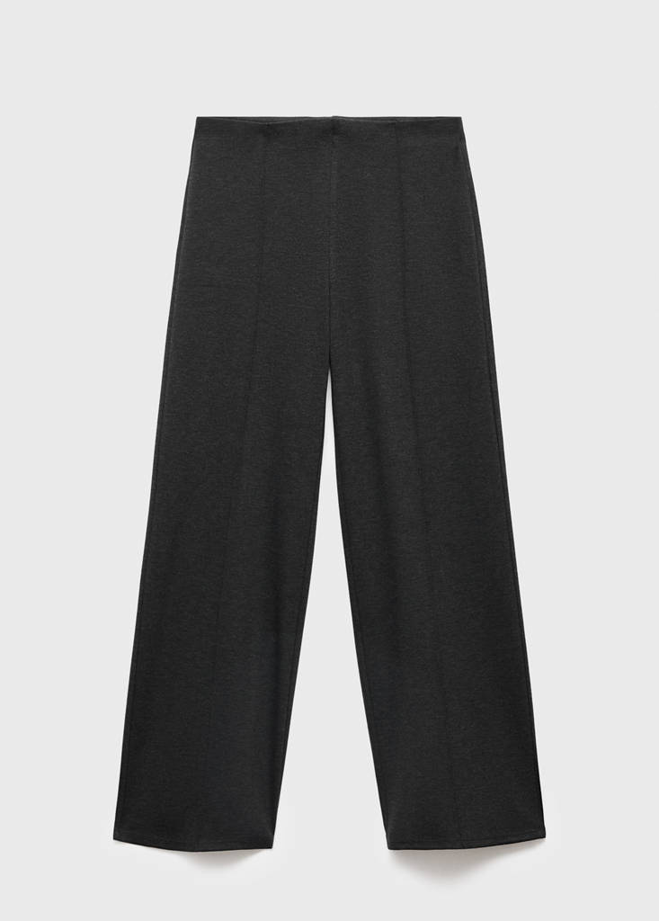 Pantalon Droit Taille Élastique