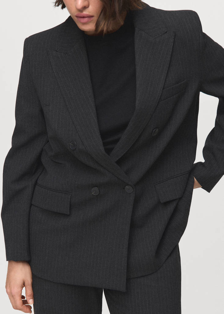Blazer Costume Rayures Tennis