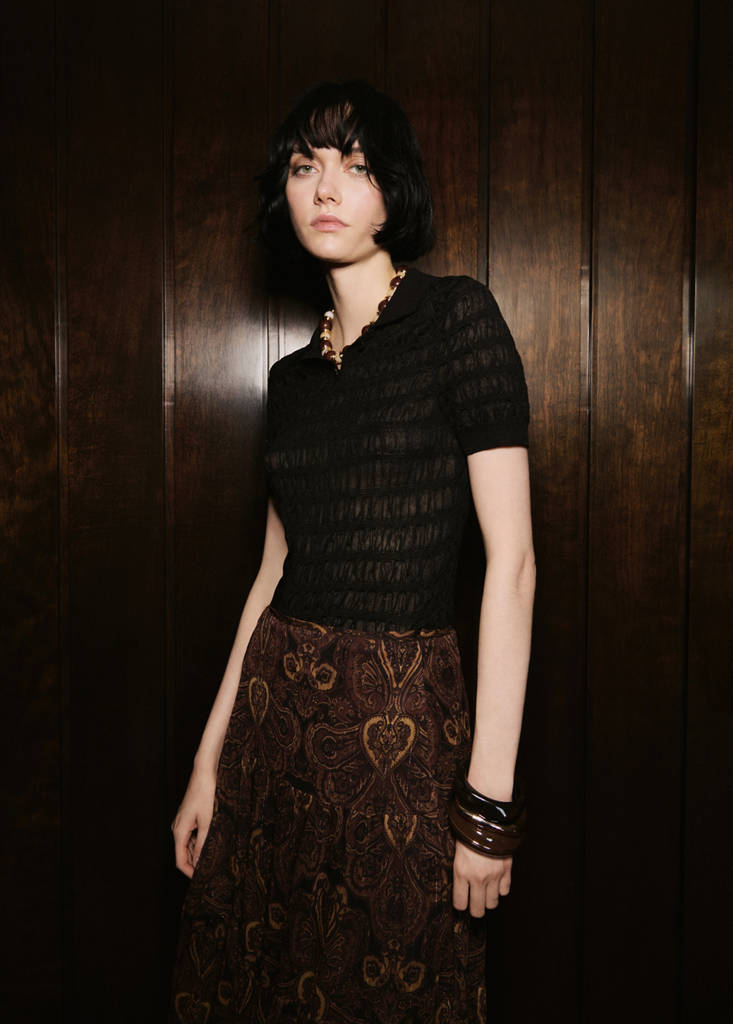 Pull-Over Texturé Col Polo