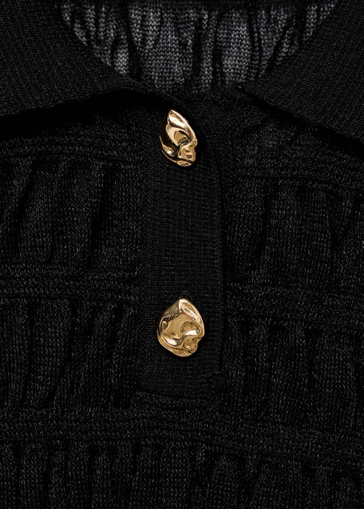 Pull-Over Texturé Col Polo