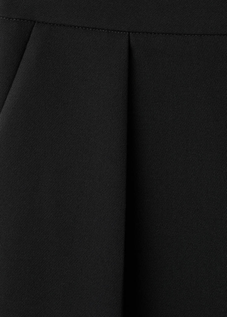 Pantalon À Plis Fermeture Zip