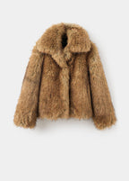 Veste Fausse Fourrure Revers
