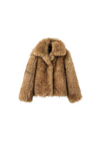 Veste Fausse Fourrure Revers