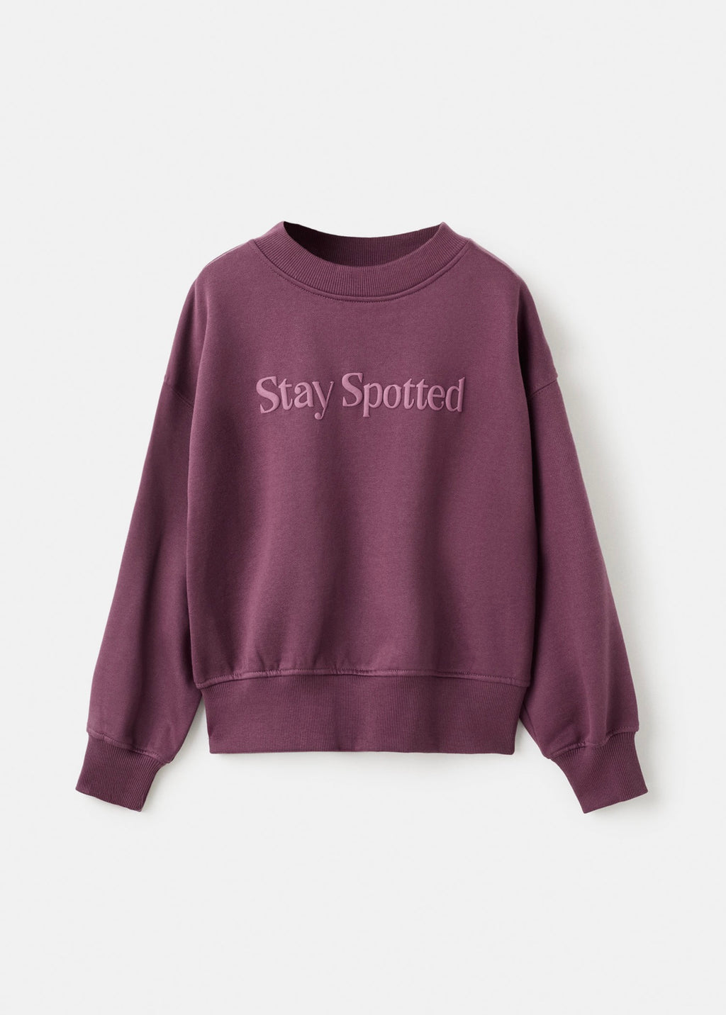 Sweat Spot Grenat - Fille