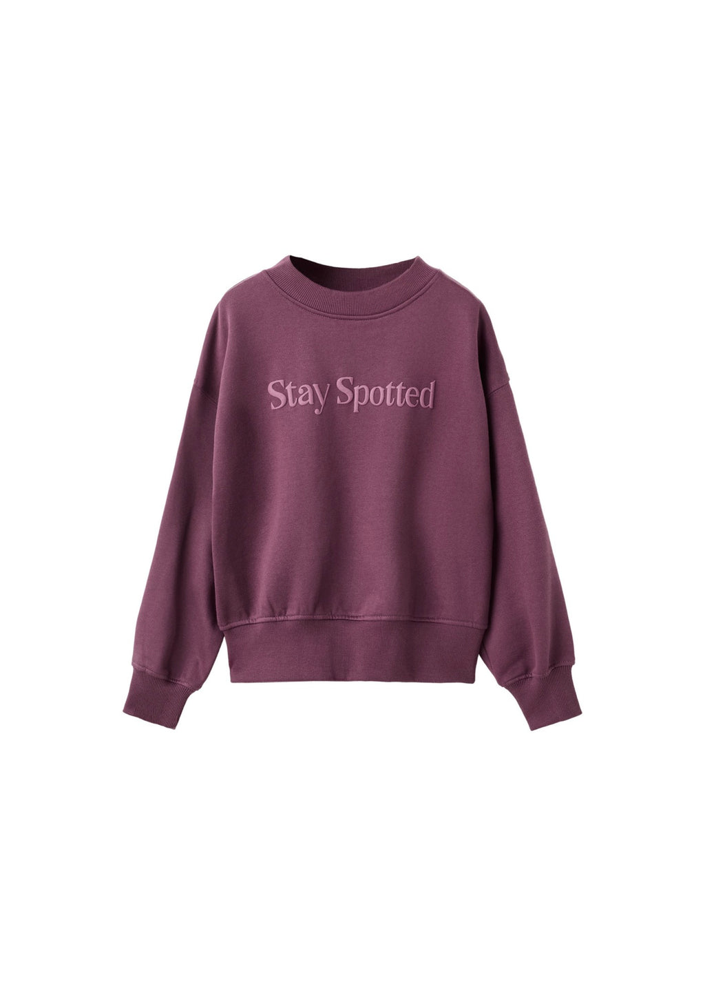 Sweat Spot Grenat - Fille
