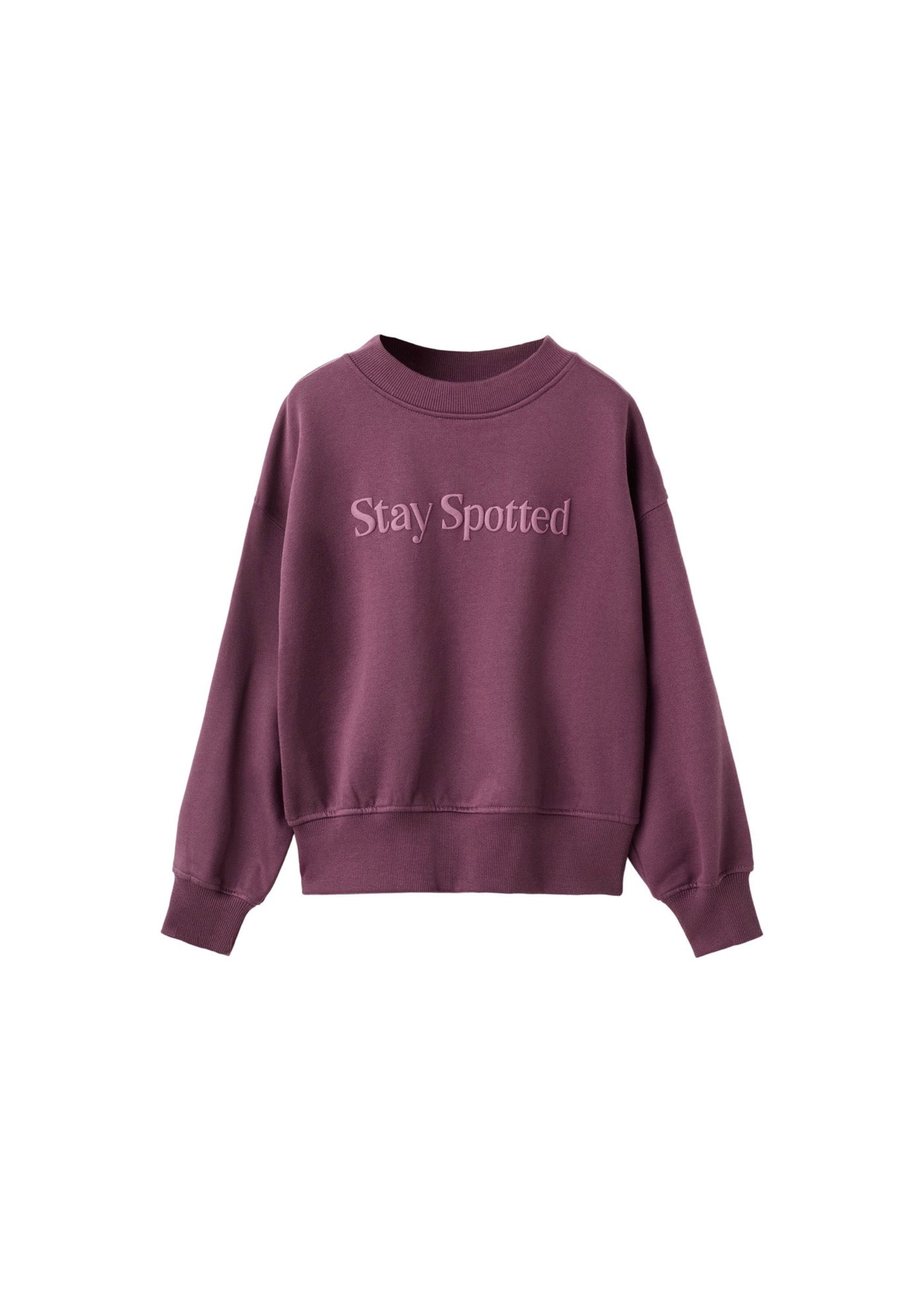 Sweat Spot Grenat - Fille