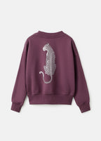 Sweat Spot Grenat - Fille