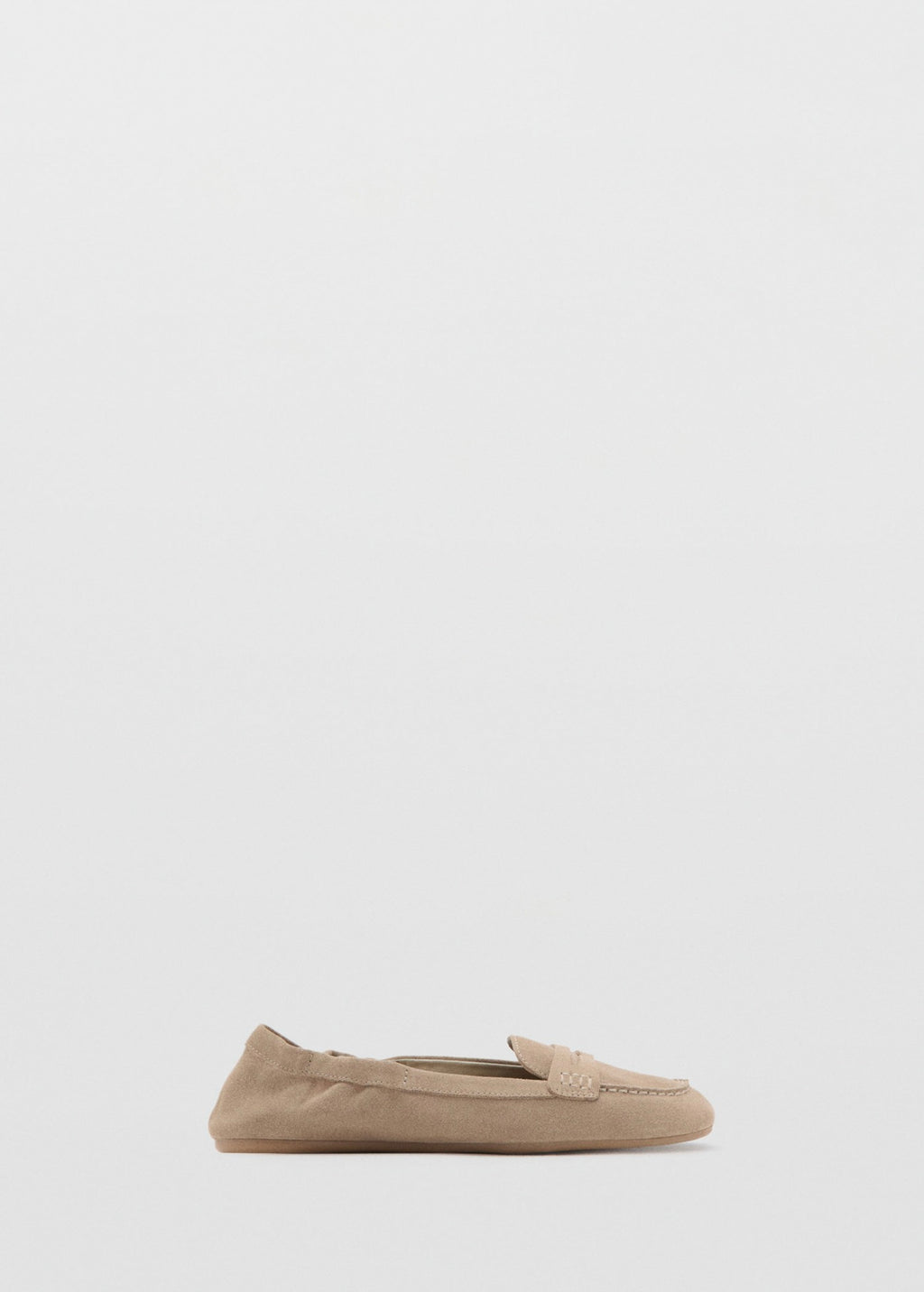 Mocassins Suède Détail En Forme De Masque