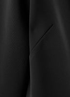 Robe Col Drapé Et Manches Longues