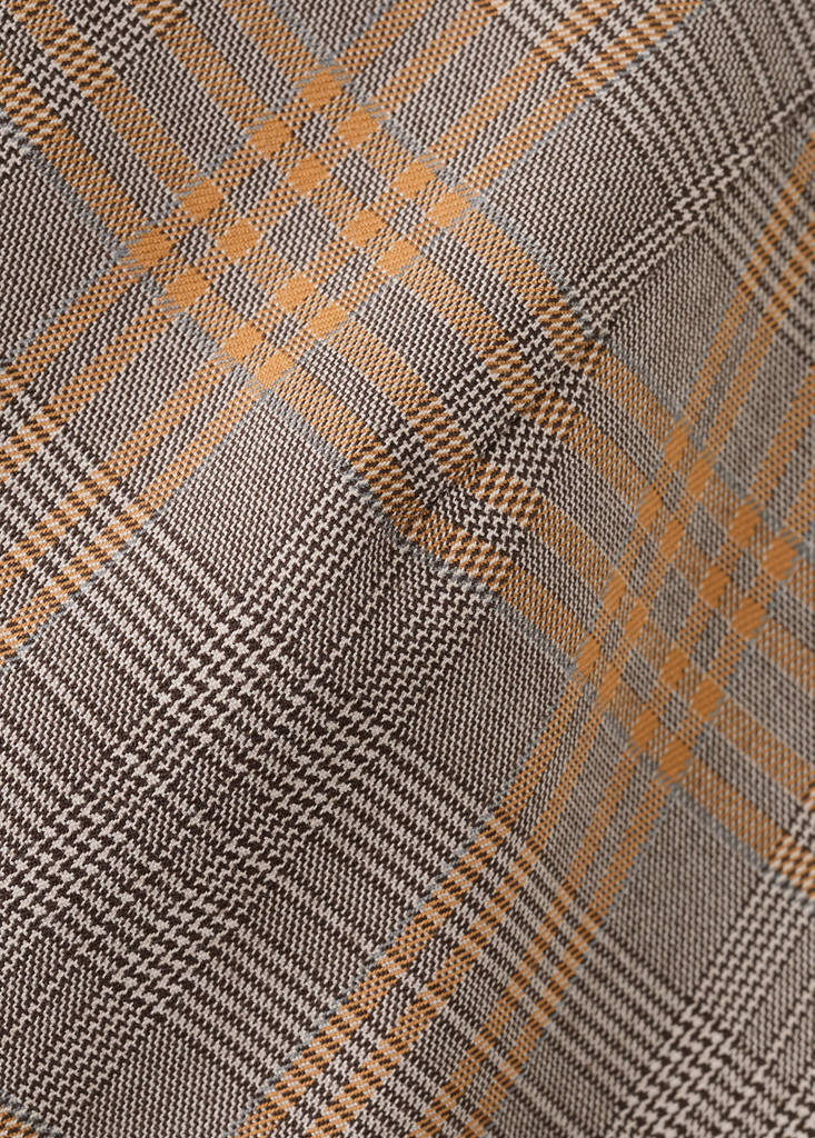 Robe À Carreaux Avec Ceinture