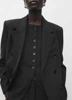 Gilet De Costume À Col Rond