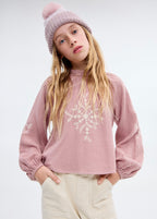 Blouse Charlote Rose - Fille