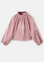 Blouse Charlote Rose - Fille