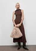Robe Maille Col Montant