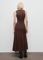 Robe Maille Col Montant