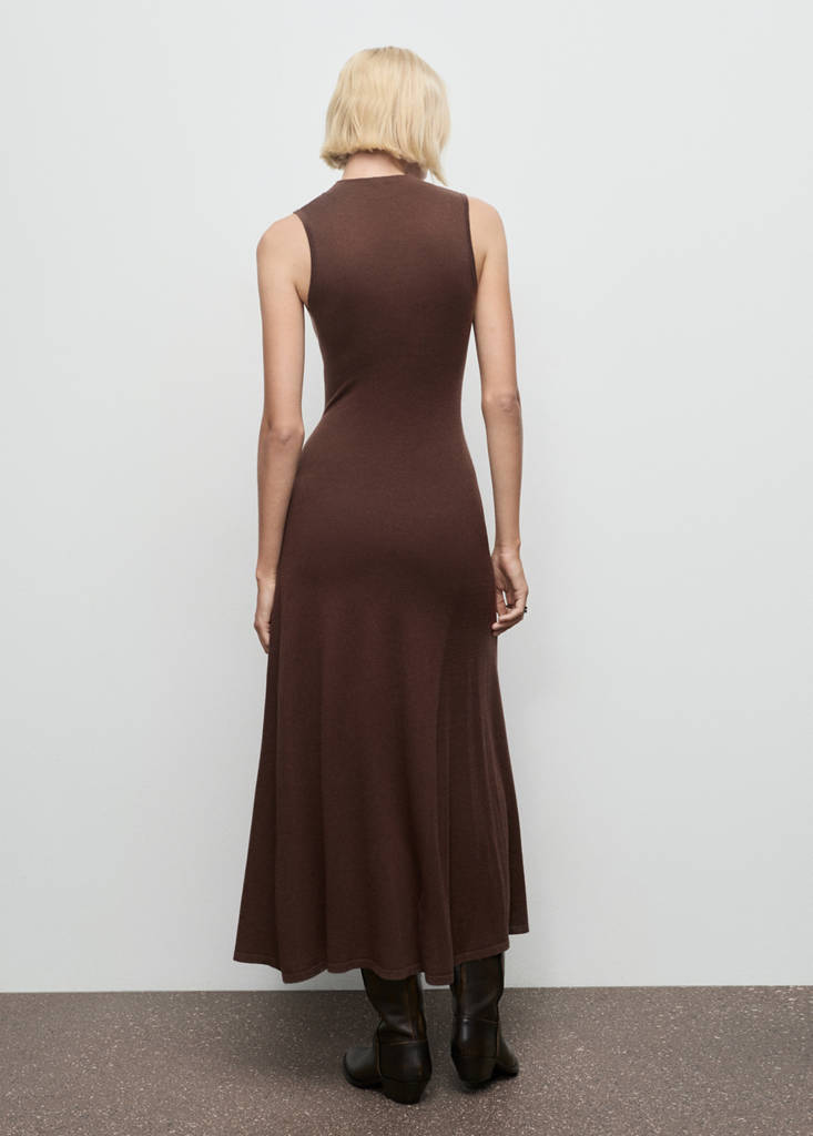 Robe Maille Col Montant