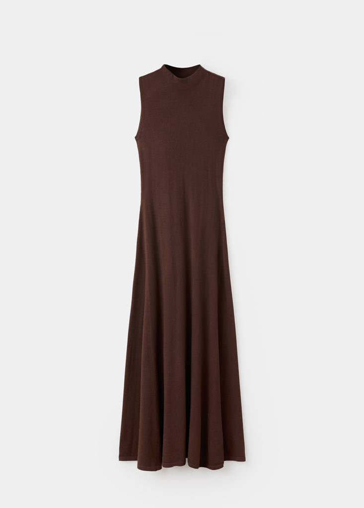 Robe Maille Col Montant