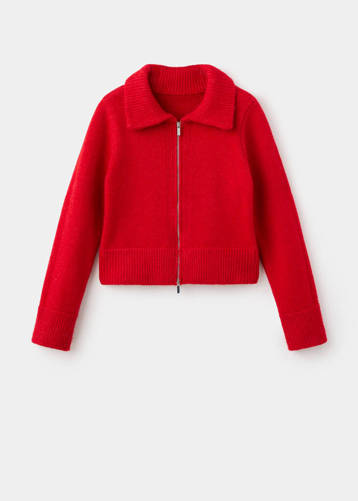 Cardigan Col Chemise
