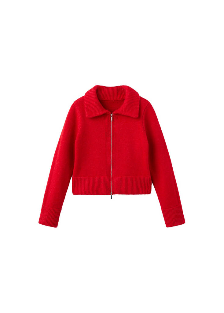 Cardigan Col Chemise