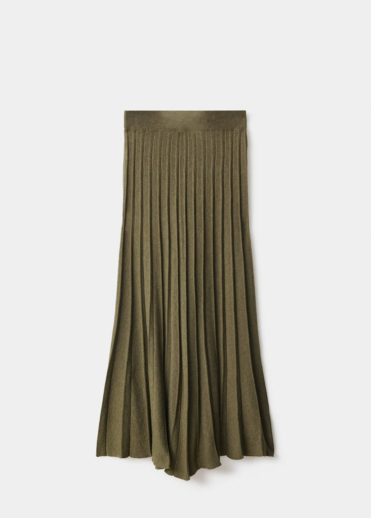 Jupe Plissée Maille