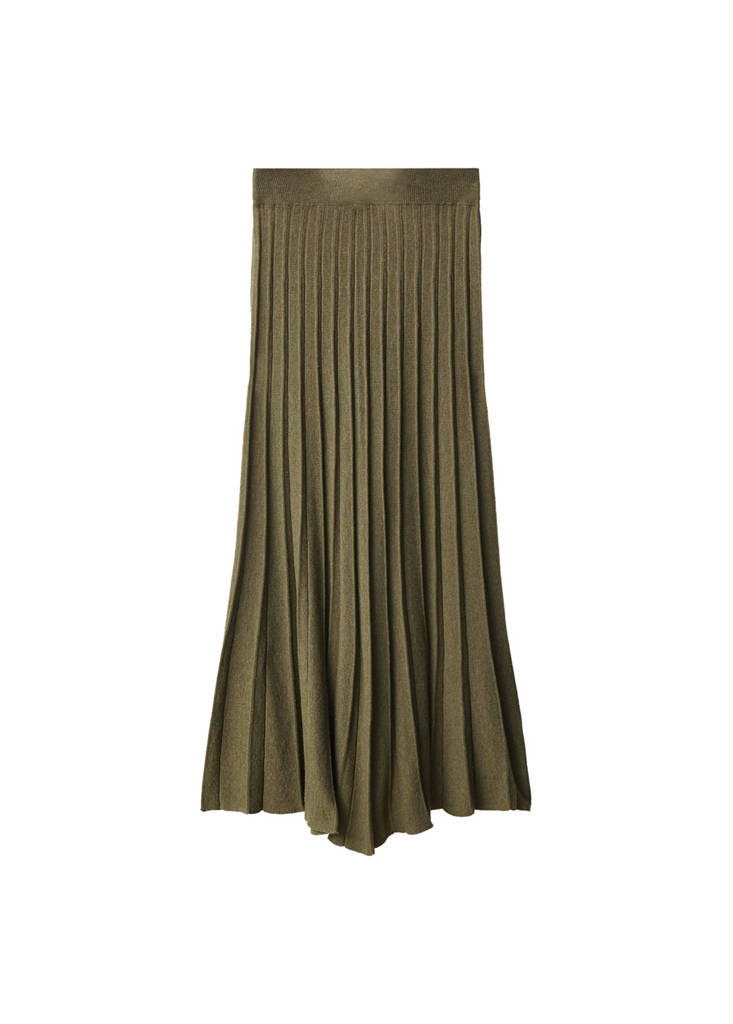 Jupe Plissée Maille