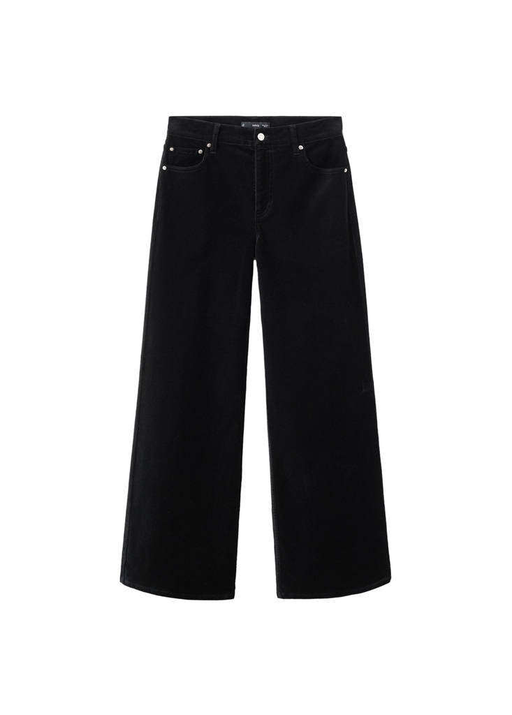 Jean Large En Velours