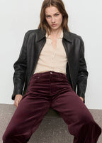Jean Large En Velours