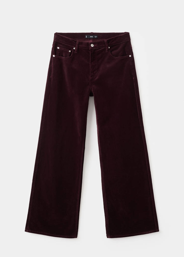 Jean Large En Velours
