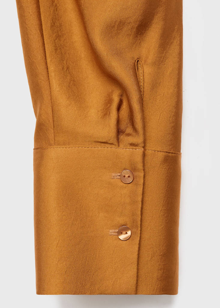 Chemise Satinée Croisée
