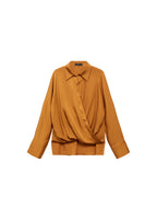 Chemise Satinée Croisée
