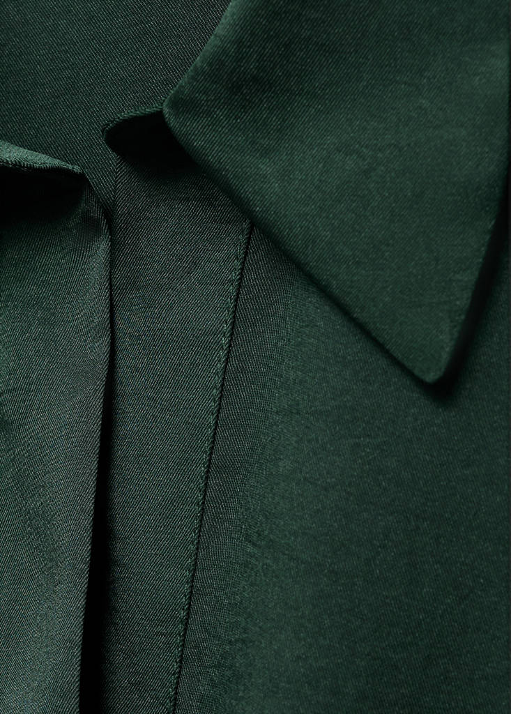 Chemise Satinée Croisée