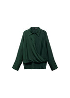 Chemise Satinée Croisée
