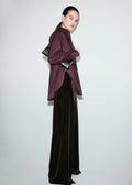 Pantalon Large En Velours