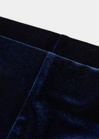 Pantalon Large En Velours
