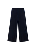Pantalon Large En Velours