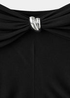 T-Shirt Bustier Détail Métallisé