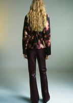 Blouse Tie-Dye Col Montant