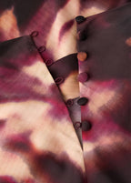 Blouse Tie-Dye Col Montant