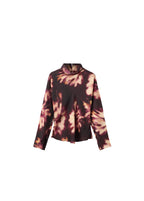 Blouse Tie-Dye Col Montant