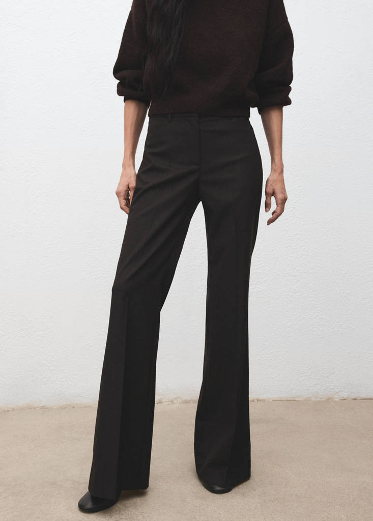Pantalon Flare Taille Normale