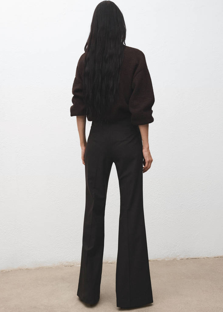 Pantalon Flare Taille Normale